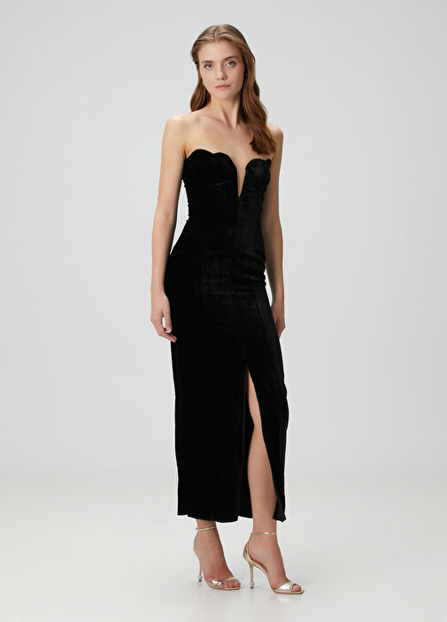 Maria Lucia Hohan - Lavinia Black Maxi Evening Dress