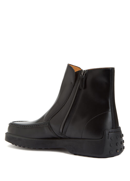 Siyah Erkek Deri Bot - Görsel 4