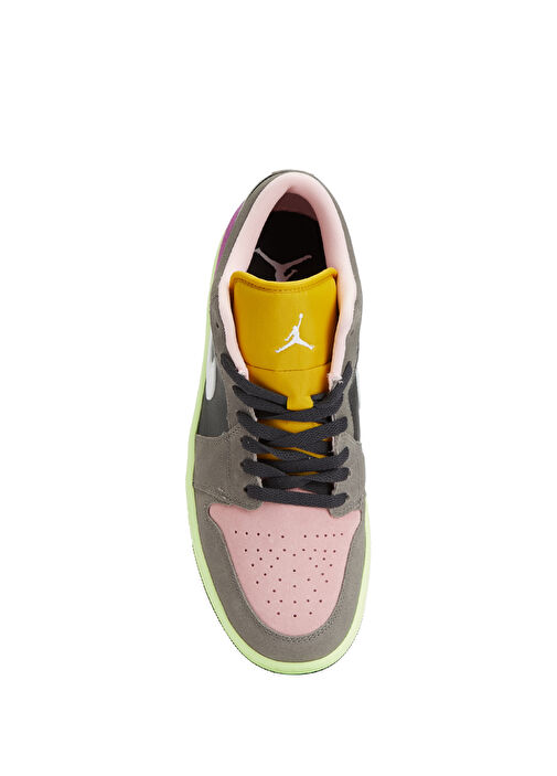 Air Jordan 1 Colorblocked Erkek Deri Sneaker - Görsel 5