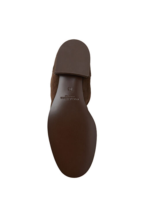 Koyu Kahverengi Kadın Süet Çizme - Görsel 6