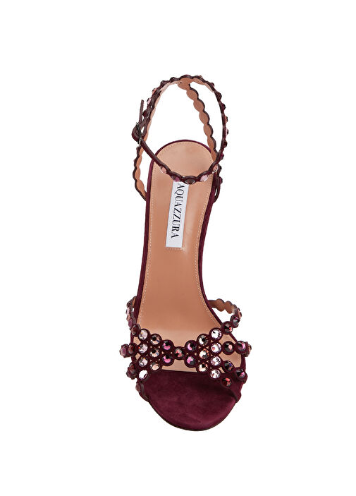 Tequila Bordo Kadın Deri Sandalet - Görsel 5