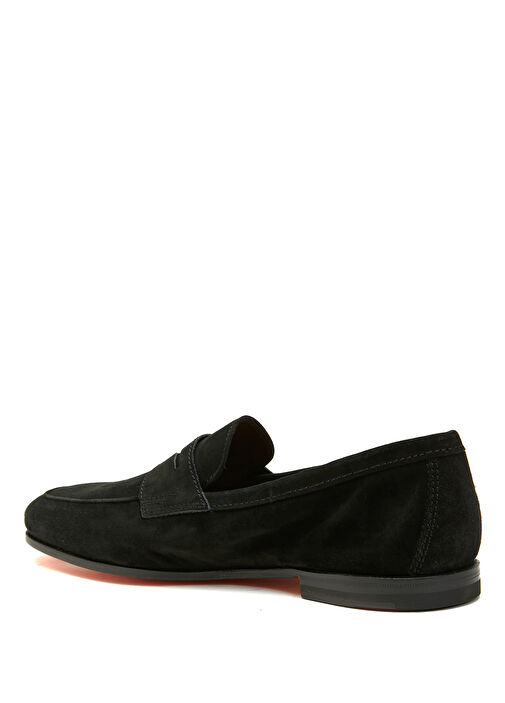 Carlos Siyah Erkek Deri Loafer - Görsel 4