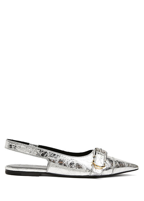 Silver Logolu Deri Babet - Görsel 2