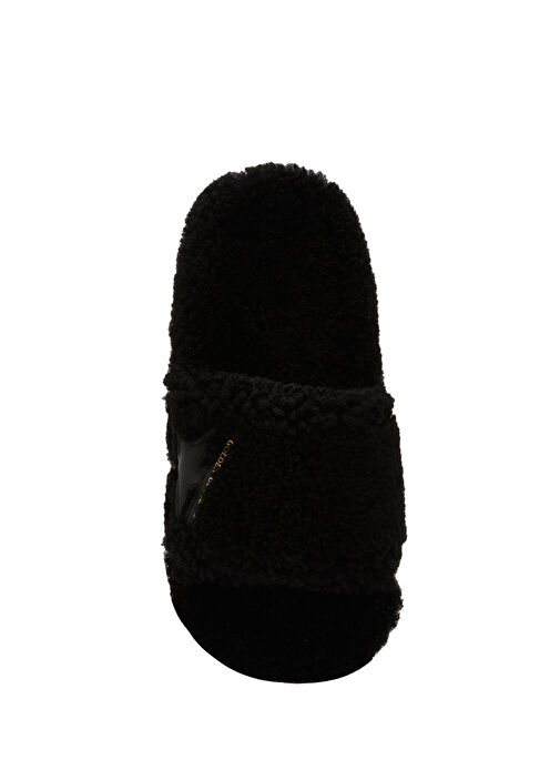 Poolstars Siyah Kadın Shearling Terlik - Görsel 5