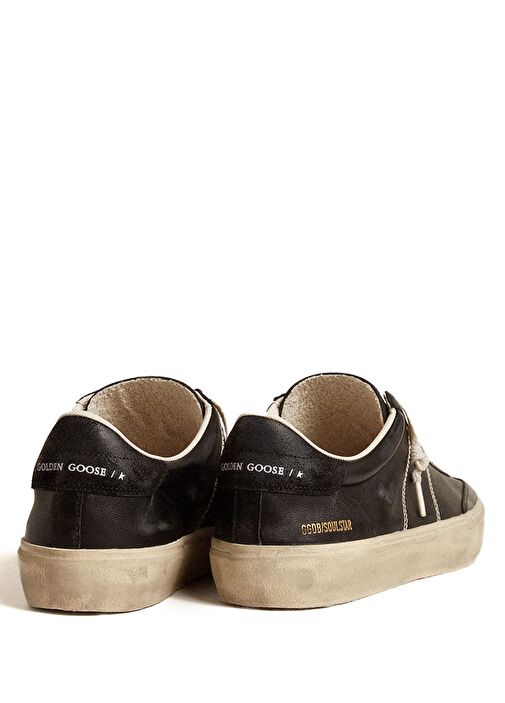 Soul Star Siyah Erkek Deri Sneaker - Görsel 4