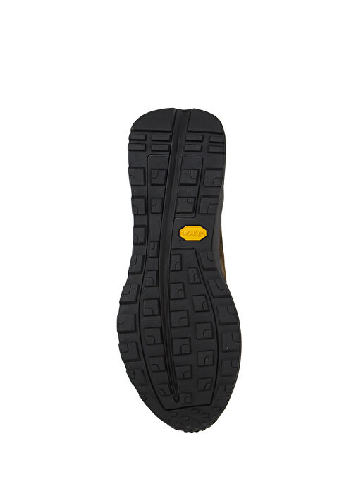 Haki Vibram Taban Detaylı Erkek Deri Sneaker - Görsel 6