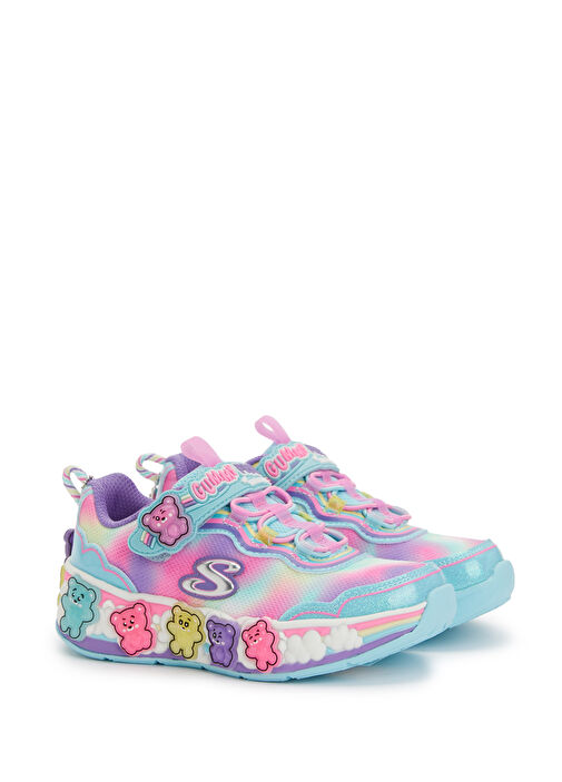 Gummy Friends Çok Renkli Kız Çocuk Sneaker - Görsel 3