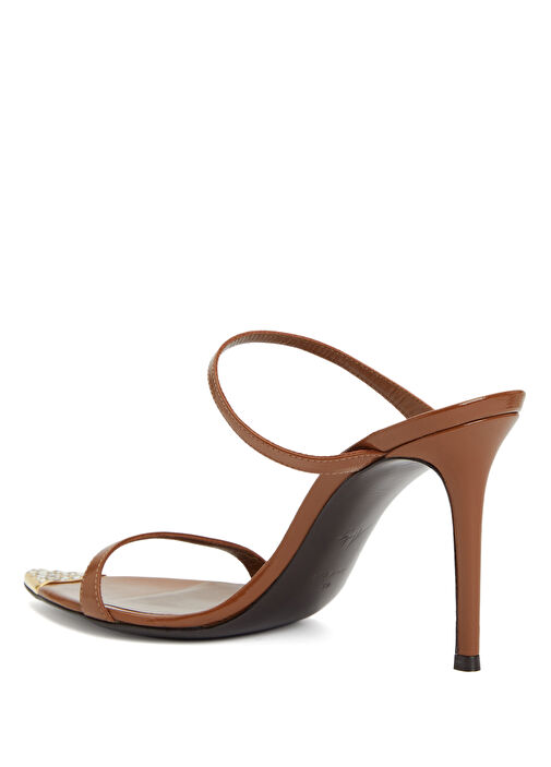 Lintry Taba Deri Topuklu Terlik - Görsel 4