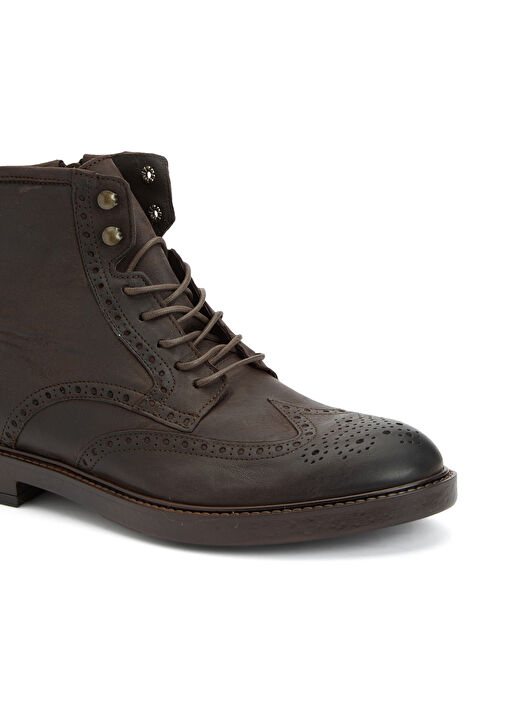 Kahverengi Erkek Deri Bot - Görsel 7