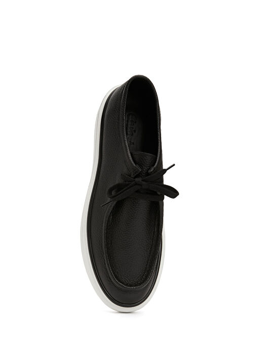 Siyah Erkek Deri Ayakkabı - Görsel 5