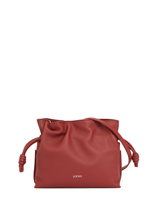 Mini Flamenco Kırmızı Kadın Deri Çanta