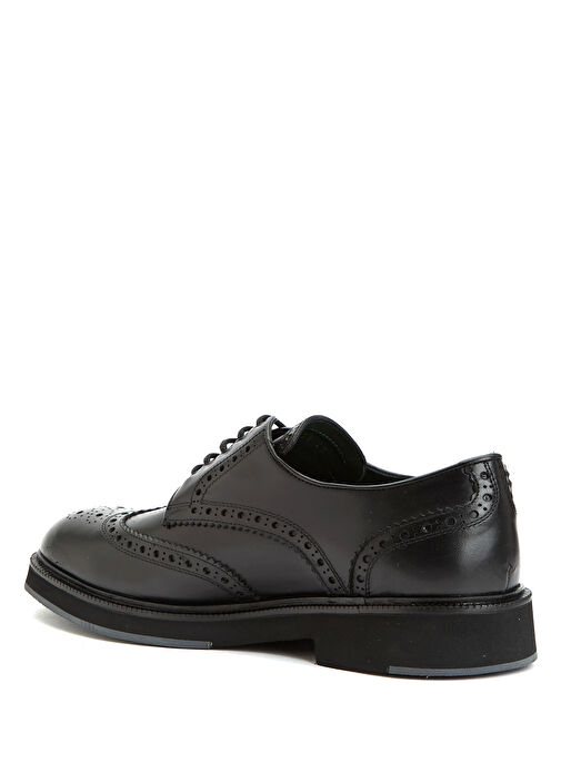 Siyah Erkek Deri Ayakkabı - Görsel 4