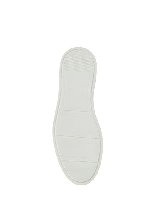 Bej Kadın Süet Loafer - Görsel 6