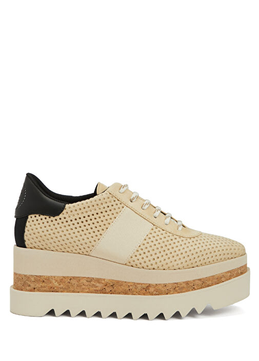 Bej Kadın Sneaker - Görsel 2