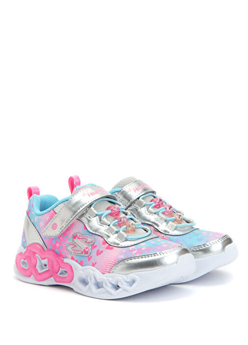 Infinite Heart Lights Çok Renkli Kız Çocuk Sneaker - Görsel 3
