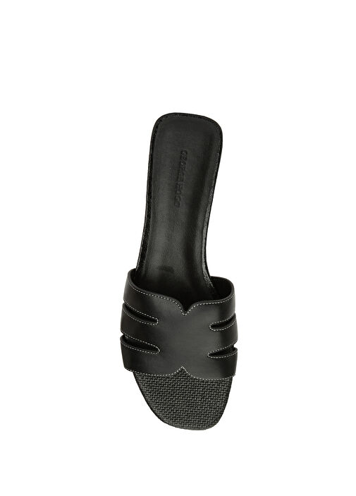Siyah Kadın Terlik - Görsel 5