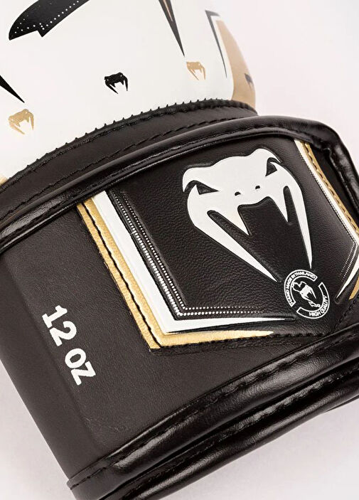 Venum - Elite EVO Boxing Gloves White Gold Unisex Boks Eldiveni