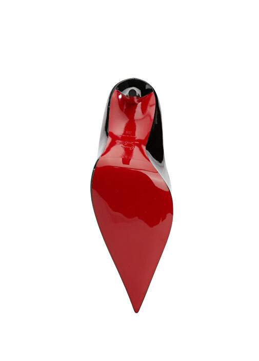 Miss Z Siyah Deri Stiletto - Görsel 6