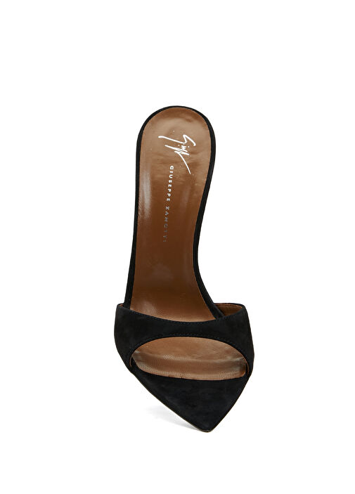 Siyah Kadın Deri Terlik - Görsel 5