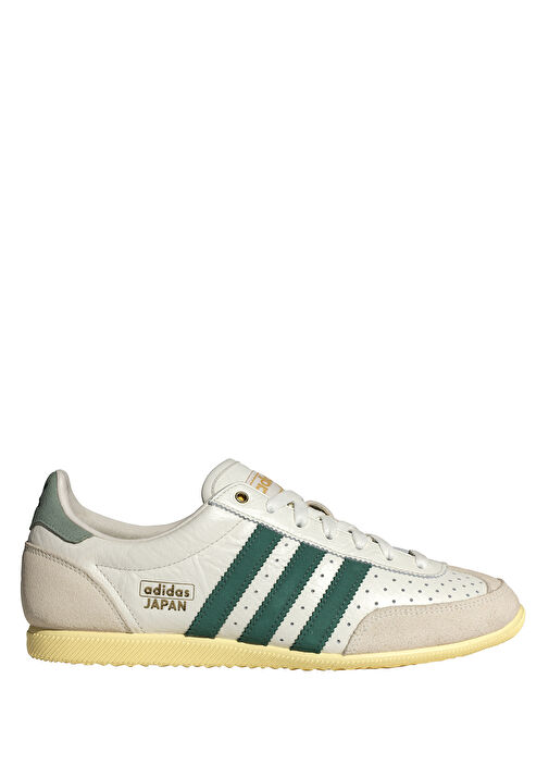 Japan Beyaz Yeşil Kadın Deri Sneaker - Görsel 2