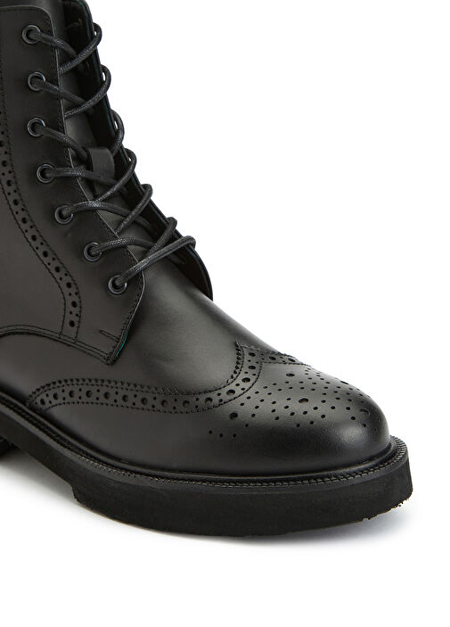 Siyah Kadın Deri Bot - Görsel 7