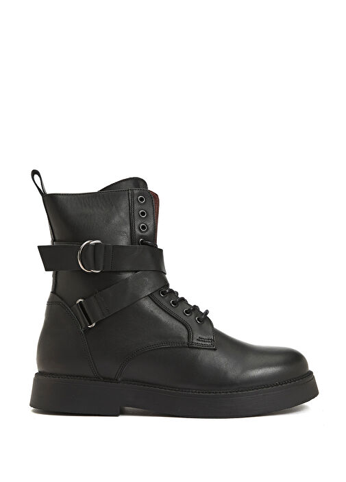 Divarese Divarese Siyah Kadın Deri Bot Beymen'de! Siyah - 2. görsel