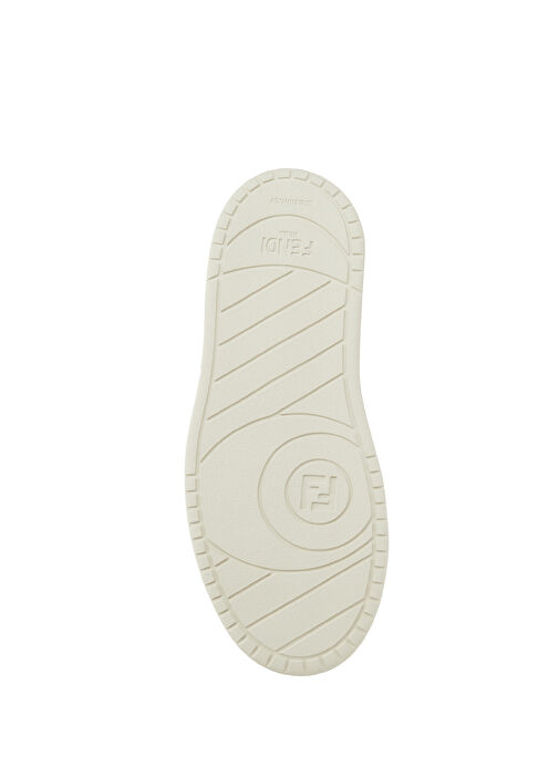 Beyaz Kadın Deri Sneaker - Görsel 6