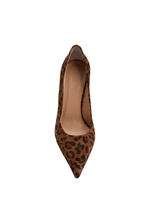 Leopar Deri Stiletto - Görsel 5
