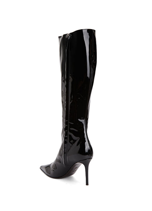 Rigo Siyah Kadın Deri Çizme - Görsel 4