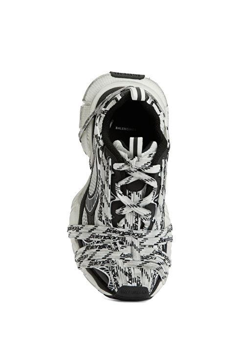 3XL Extreme Siyah Beyaz Erkek Sneaker - Görsel 5