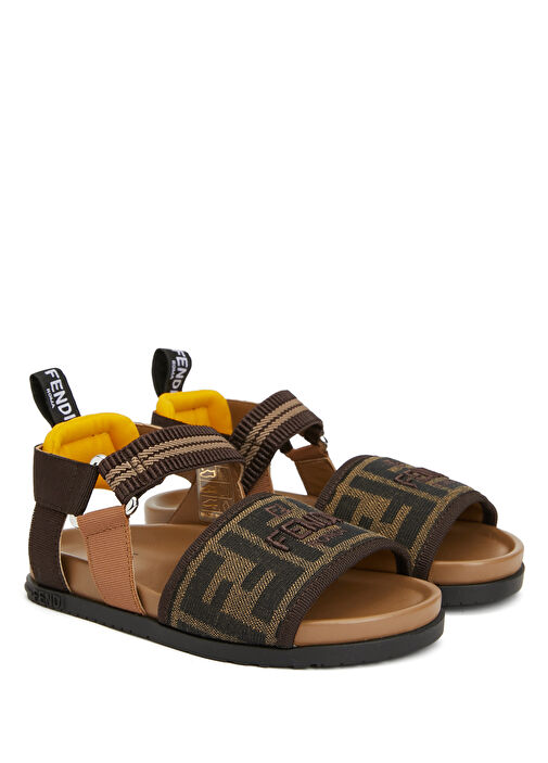 Siyah Kahve Unisex Çocuk Sandalet - Görsel 3