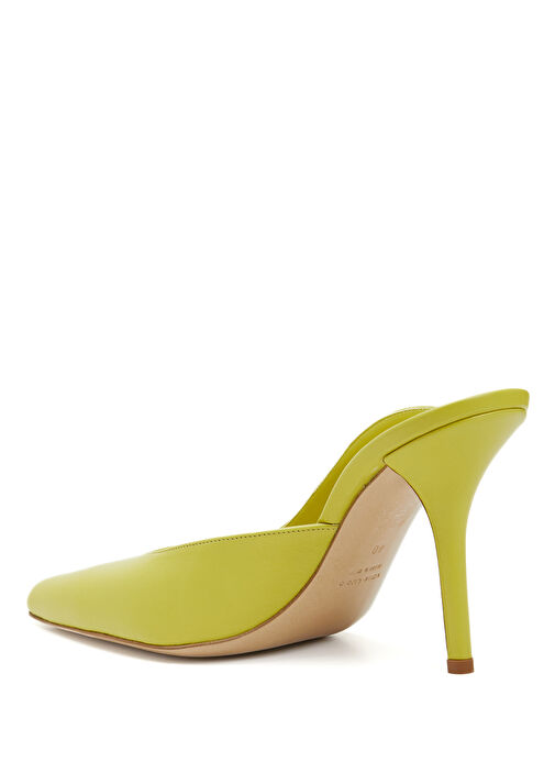 Abella Yeşil Kadın Deri Terlik - Görsel 4