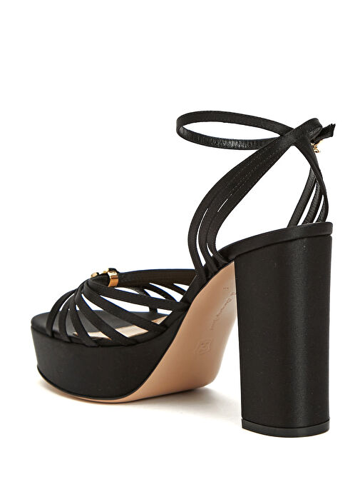 Siyah Kadın Sandalet - Görsel 4