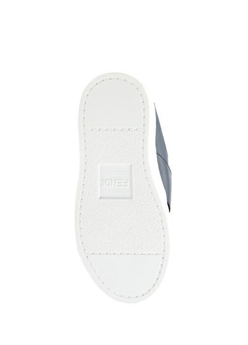 Mavi Logolu Unisex Çocuk Deri Sneaker - Görsel 6