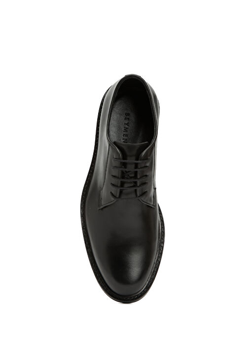 Siyah Erkek Deri Ayakkabı - Görsel 5