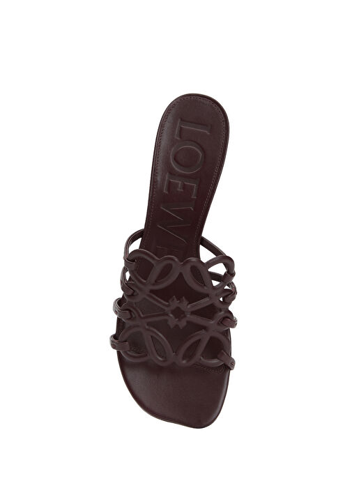 Loewe Loewe Petal Bordo Kadın Deri Terlik Sandalet & Terlik | Beymen Bordo - 5. görsel