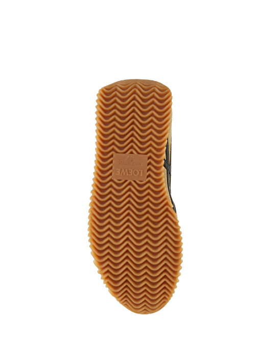 Flow Runner Siyah Gold Kadın Deri Sneaker - Görsel 6