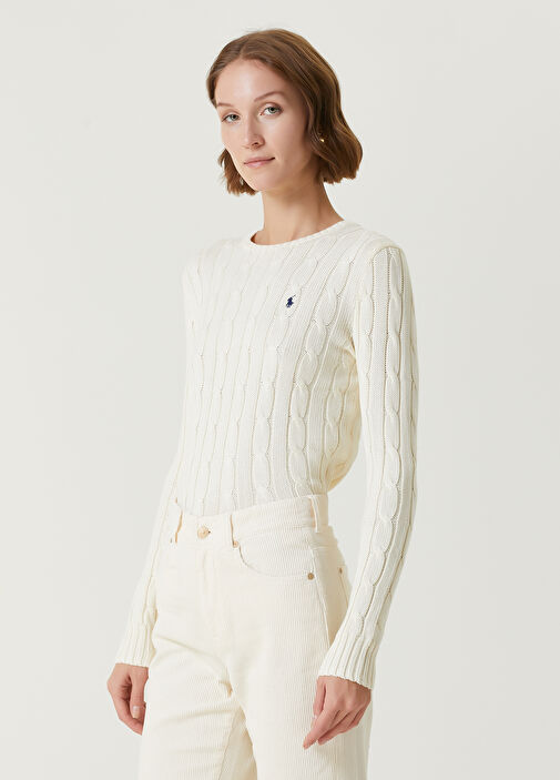 Polo Ralph Lauren Cream Cable Knit Sweater