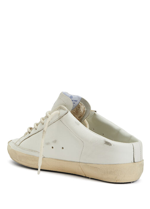 Super-Star Sabots Beyaz Kadın Deri Sneaker - Görsel 4