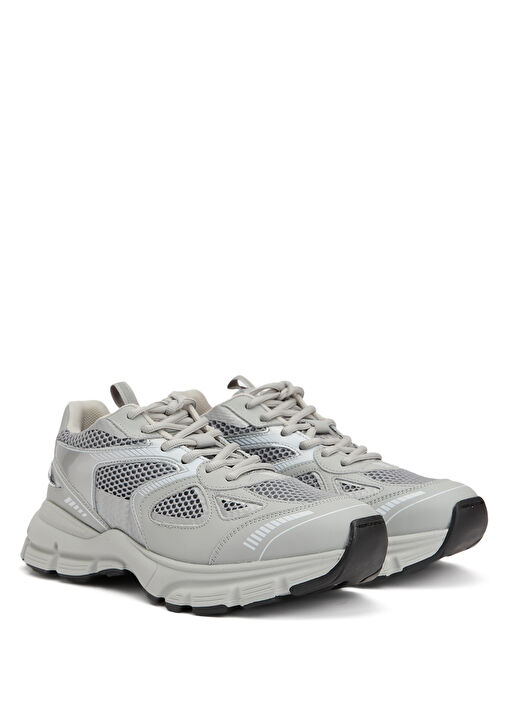 Marathon Runner Gri Kadın Deri Sneaker - Görsel 3