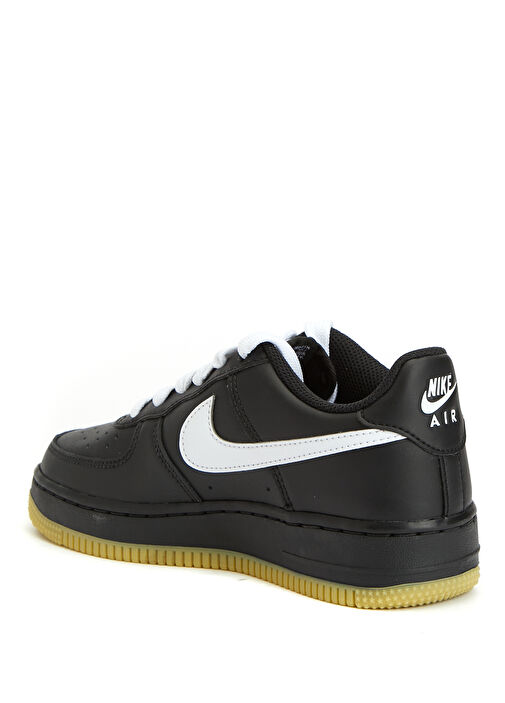 Air Force 1 LV8 3 Siyah Çocuk Deri Sneaker - Görsel 4