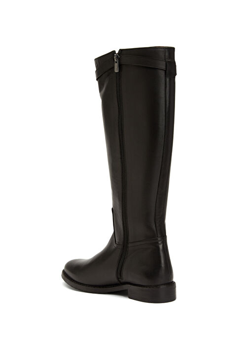Siyah Kadın Deri Çizme - Görsel 10