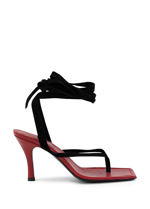 Christopher Esber Christopher Esber Frida Kırmızı Siyah Kadın Deri Sandalet Sandalet & Terlik | Beymen Kırmızı Siyah - 2. görsel