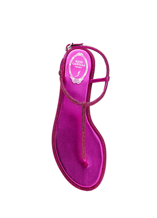 Diana Fuşya Taşlı Kadın Sandalet - Görsel 5