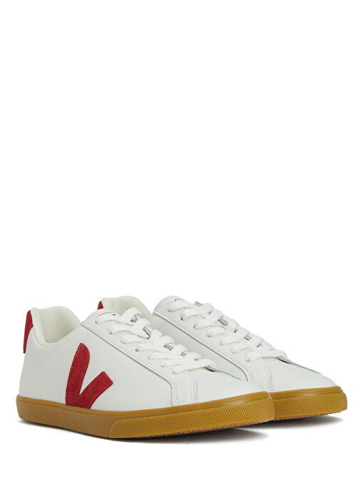 Esplar Beyaz Kadın Deri Sneaker - Görsel 3