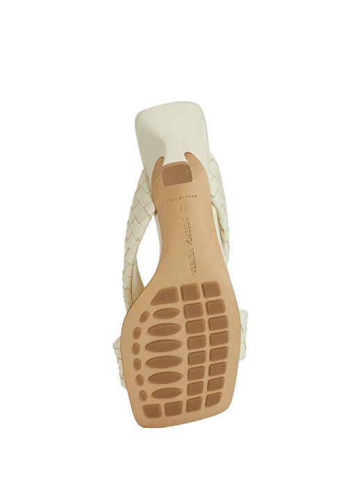 Riva Beyaz Kadın Deri Terlik - Görsel 6