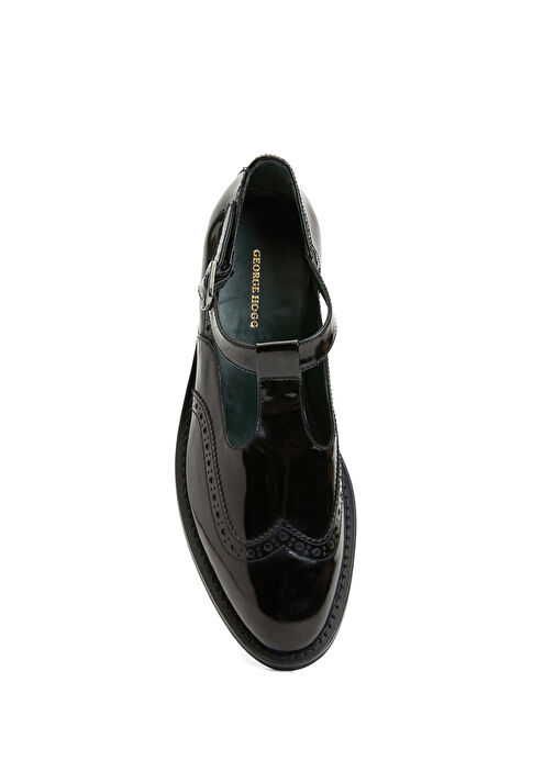 Siyah Kadın Deri Ayakkabı - Görsel 5