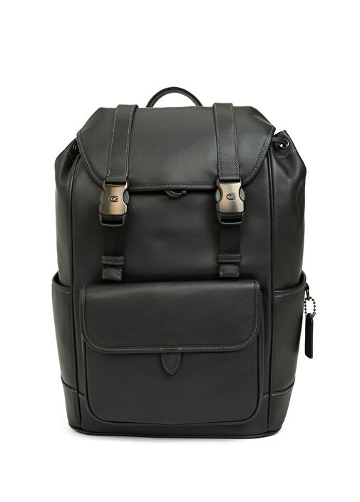 Siyah Erkek Deri Sırt Çantası