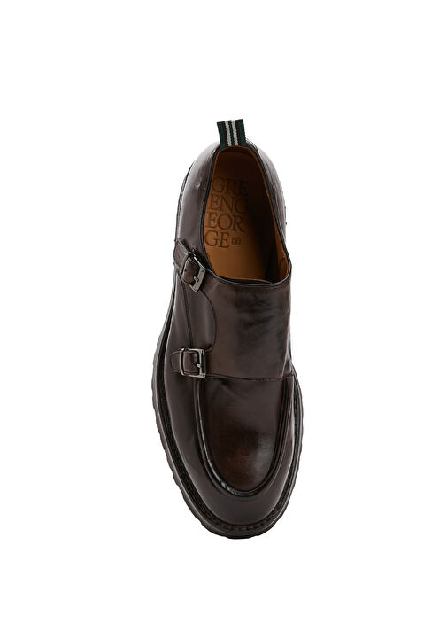 Koyu Kahverengi Erkek Deri Ayakkabı - Görsel 5