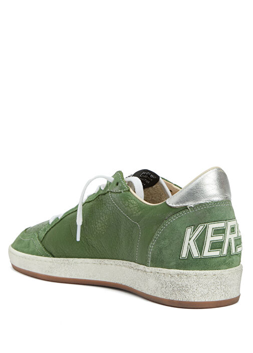 BallStar Yeşil Erkek Deri Sneaker - Görsel 4